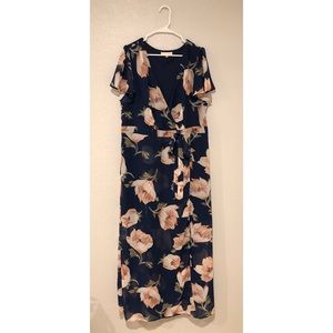 Cute Floral Long Dress